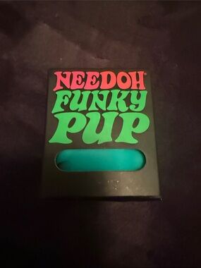 Needoh Funky Pup Kids Sensory Toy Green NIOP unopened